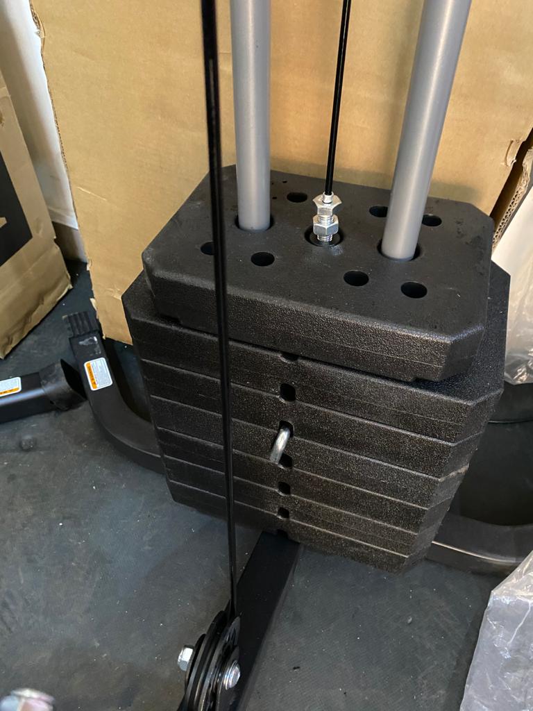 30kg weight stack multi gym feature 