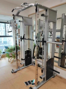 Commercial Smith Machine with Cable Cross Over