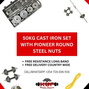 50kg Set With PIONEER Round Steel Nuts