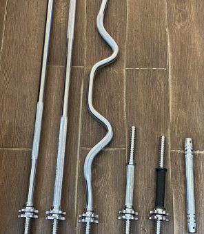 Barbells- Olympic bars, Standard bars, Kettle bell bars etc