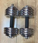 30kg Adjustable Dumbbells Set Without Carry Case