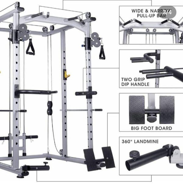 Power Rack With Cable Cross-Over - Image 2