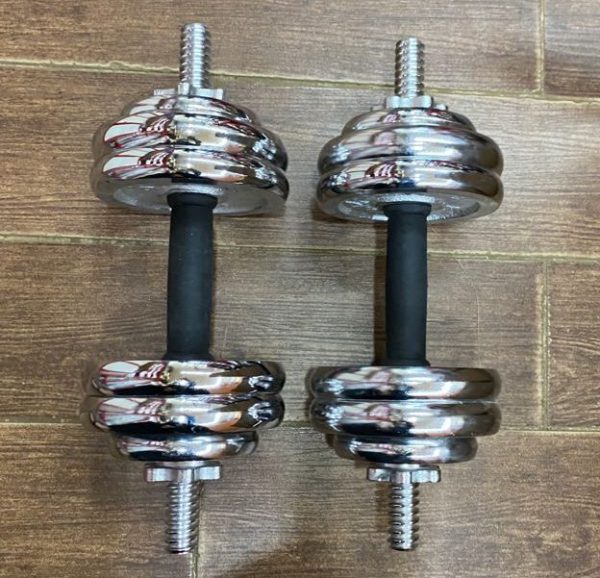 30kg Adjustable Dumbbells Set Without Carry Case - Image 2