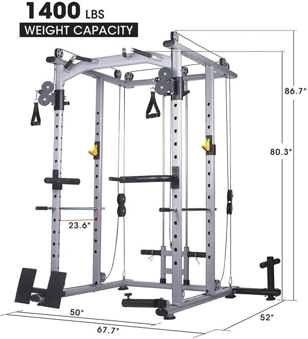 Power Rack With Cable Cross-Over - Image 3