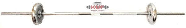 Mini Gym Set, WORKOUT BENCH + 56kg weights + 1.8M BAR + 1.2M BAR + FLOOR MAT - Image 4