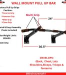 wall mount pull up bar