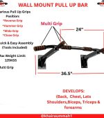 wall mount pull up bar
