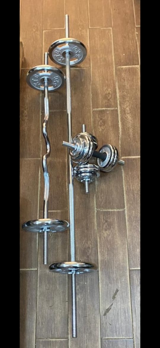 55kg Adjustable Dumbbells Set Without Carry Case