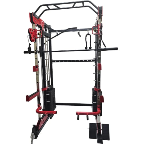 CABLE CROSS OVER WITH SMITH MACHINE KU006(RED) CABLE CROSS OVER WITH SMITH MACHINE KU006(RED)