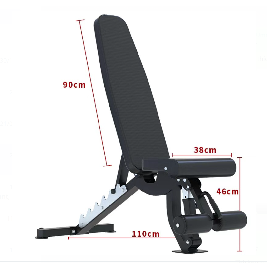 COMMERCIAL ADJUSTABLE BENCH WITH FOOTHOLDER COMMERCIAL ADJUSTABLE BENCH WITH FOOTHOLDER