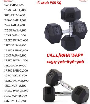 HEX DUMBBELLS