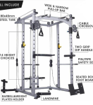 Power Rack With Cable Cross-Over