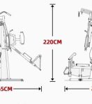 4 station semi commercial multigym