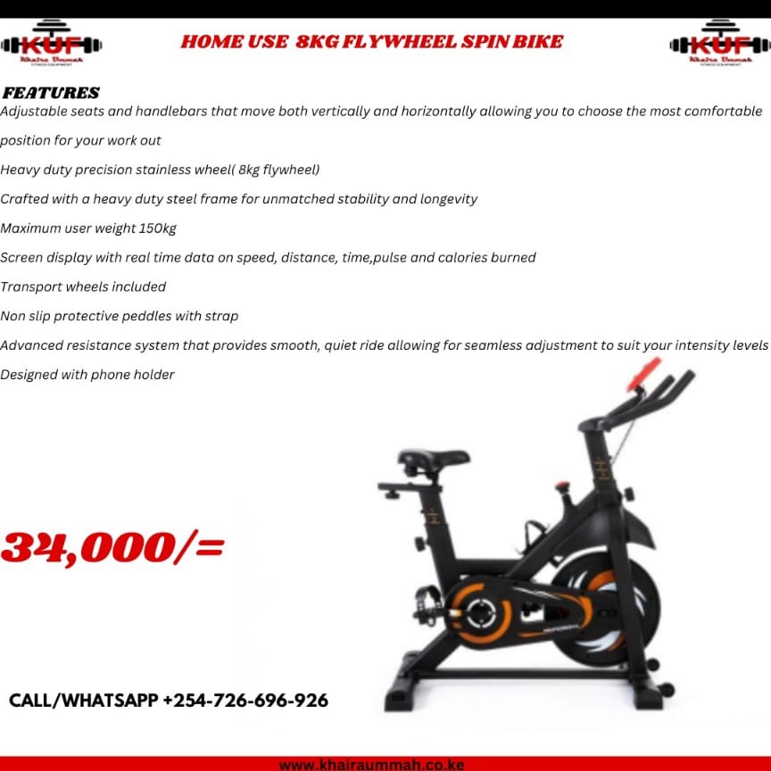 spin bike poster